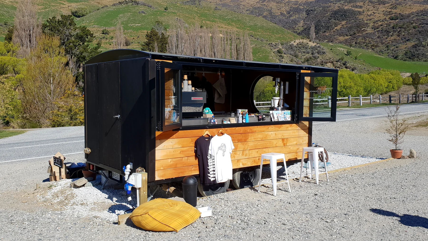 Custom specialty trailer built as a mobile workshop